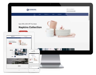 广州餐具厨具产品英文网站建设