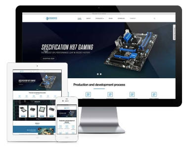 广州电子元件英文网站建设