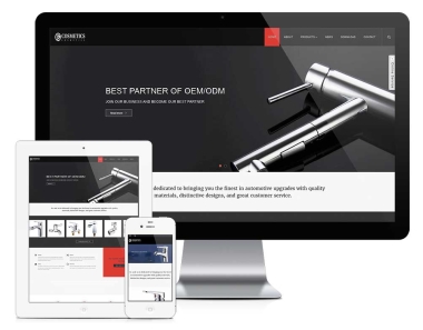 广州卫浴水龙头外贸网站建设